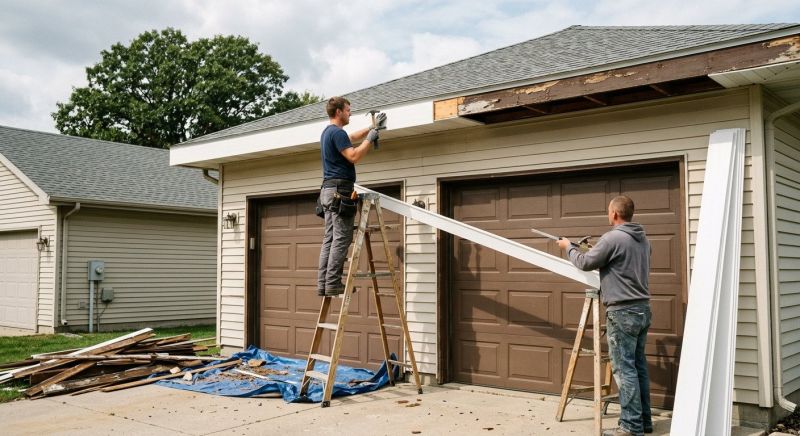 Garage Fascia Replacement in Kansas City, KS