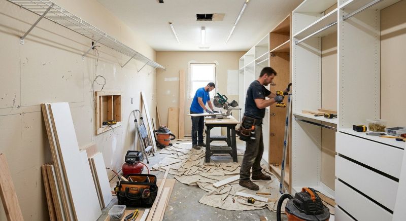 Mudroom Closet Installation in Raleigh, NC