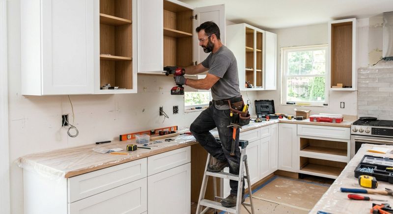 Rustic Cabinets Installation in Dayton, OH